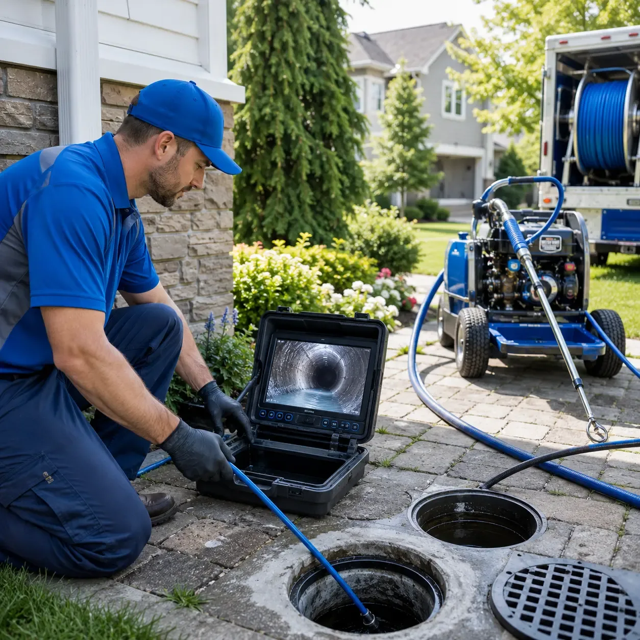 Outdoor drain cleaning professionals serving Milan, IL